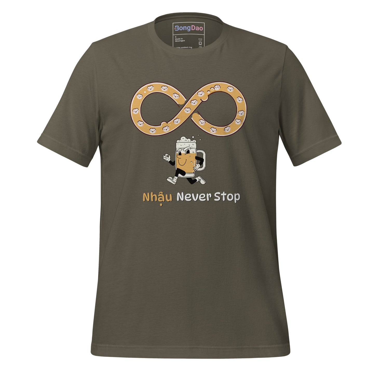 Nhậu Never Stop - Vietnamese Drinking Culture, Unisex Tee