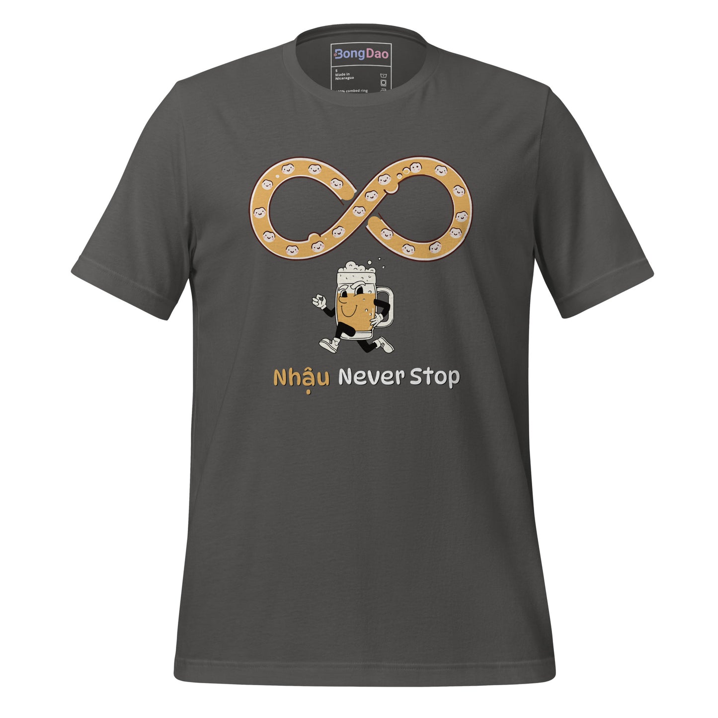 Nhậu Never Stop - Vietnamese Drinking Culture, Unisex Tee