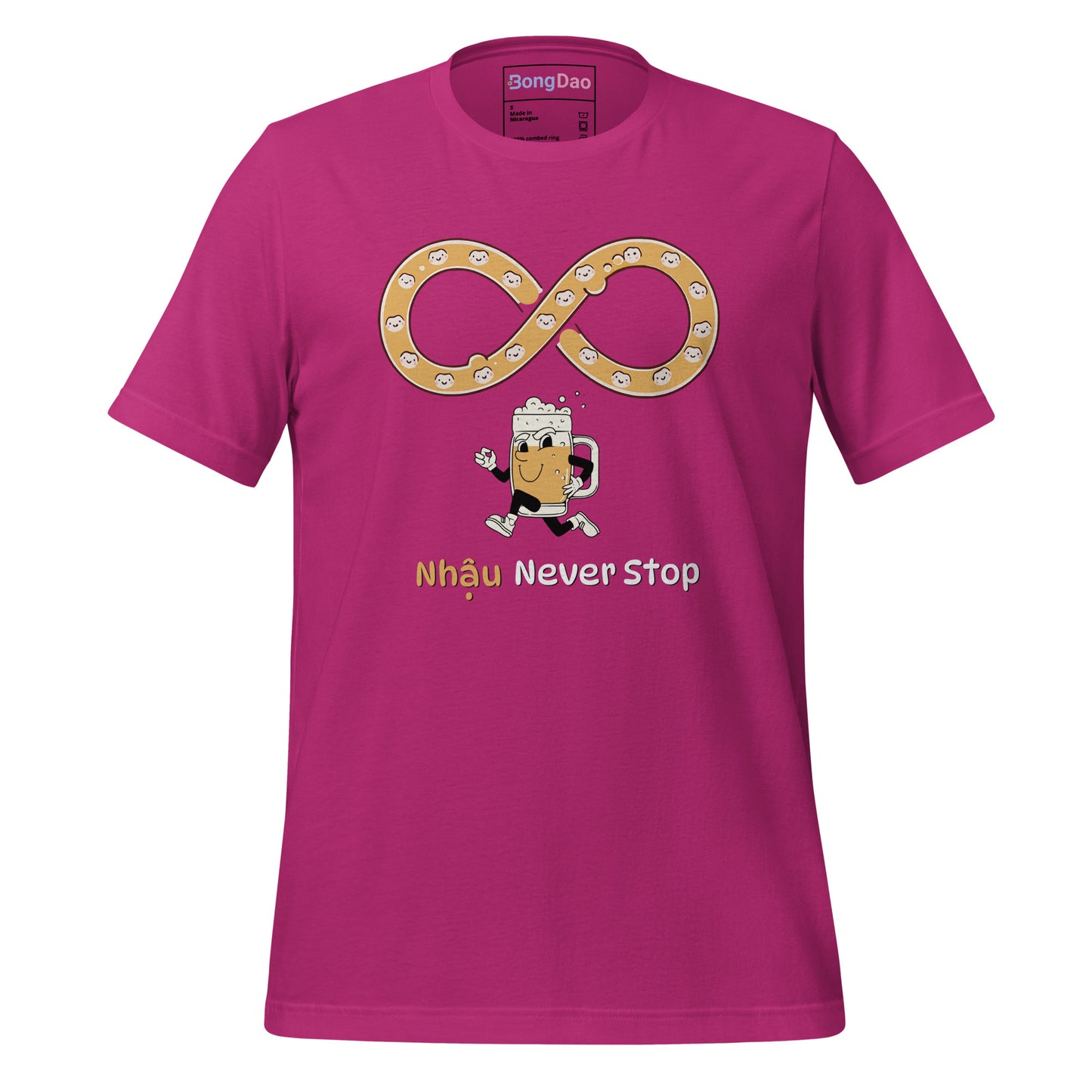 Nhậu Never Stop - Vietnamese Drinking Culture, Unisex Tee