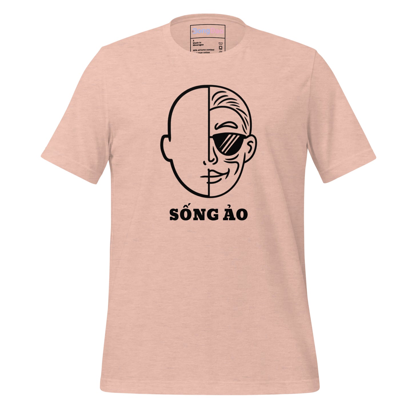 Sống Ảo - Double Life Vibes, Social Media Addict Gift Unisex Tee