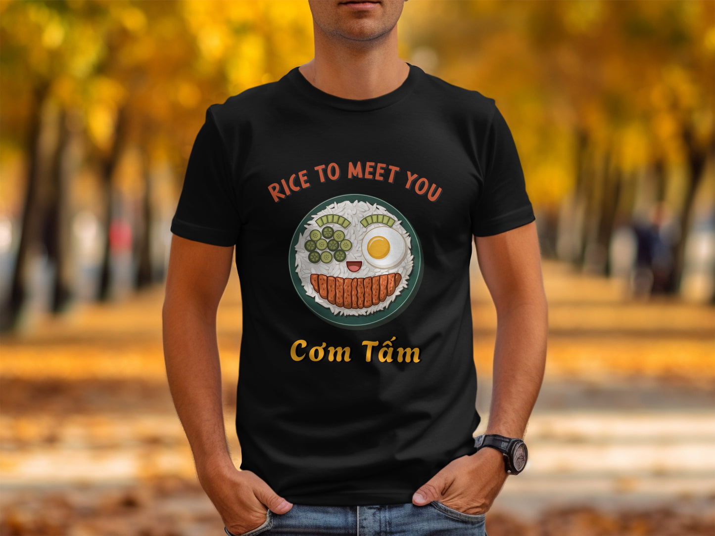 Rice to Meet You: Cơm Tấm Delight Unisex Tee