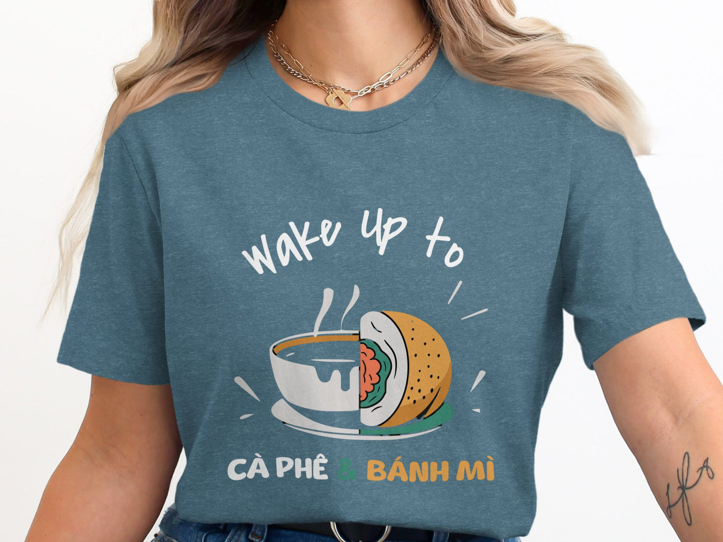 Wake Up to Cà Phê & Bánh Mì: Breakfast Goals Unisex Tee