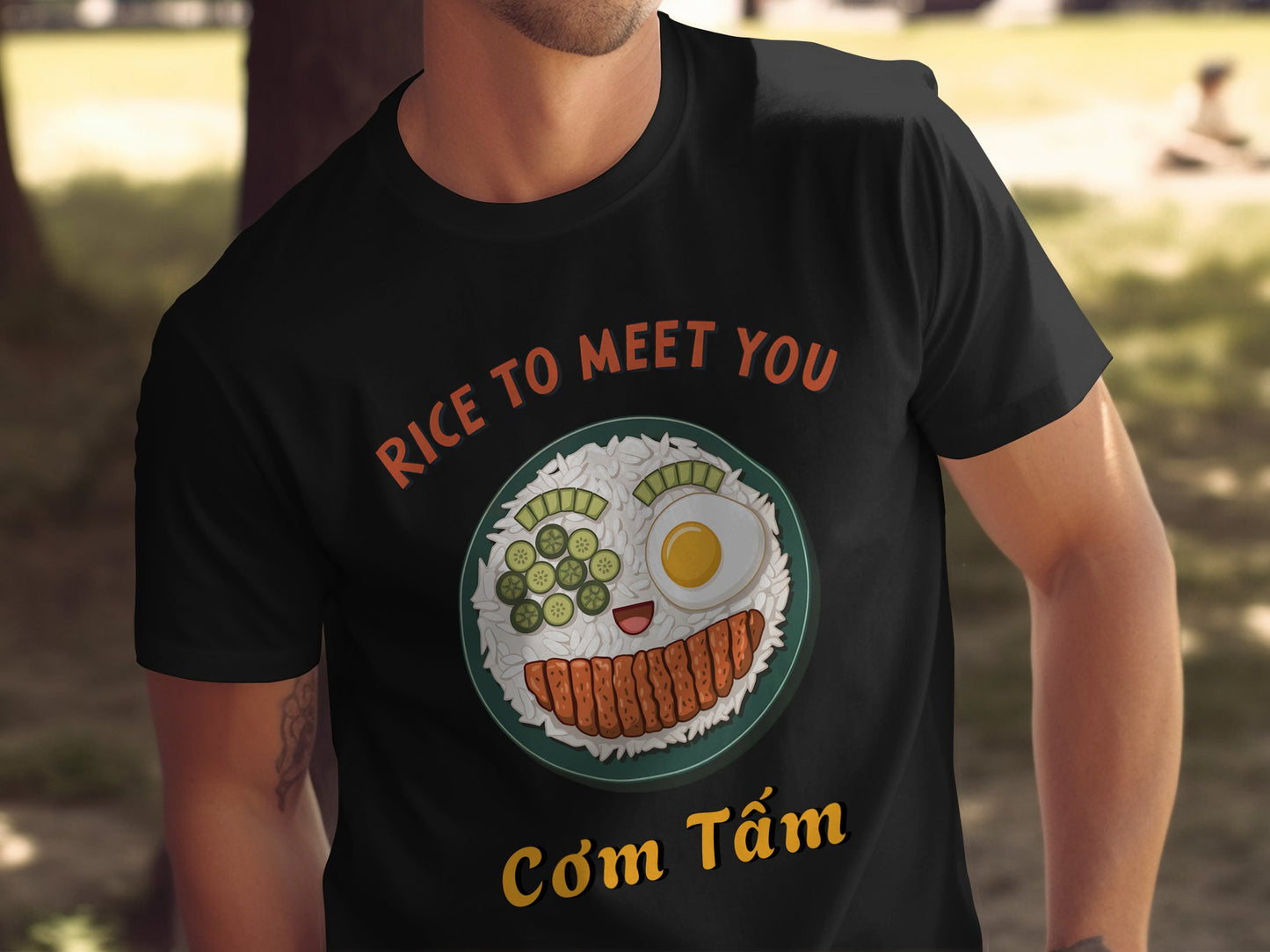 Rice to Meet You: Cơm Tấm Delight Unisex Tee