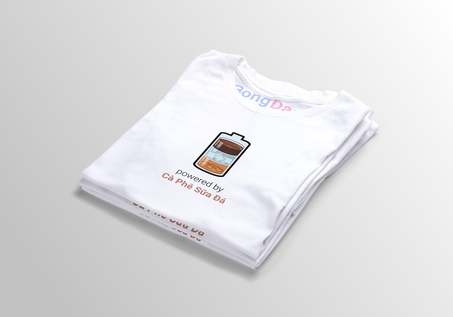 Powered by Cà Phê Sữa Đá: Fuel for the Day Unisex Tee