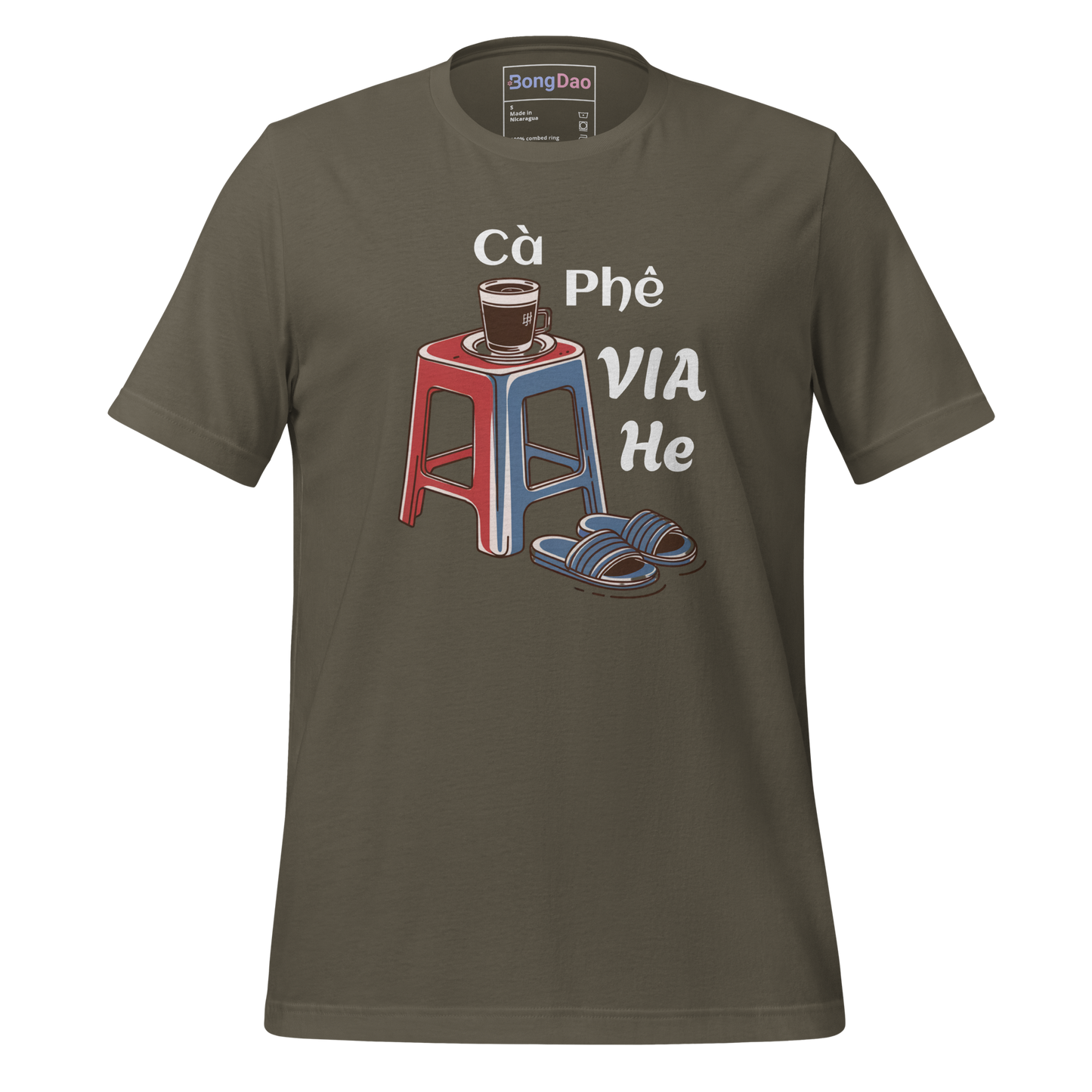 Cà Phê Vỉa Hè: Sidewalk Coffee Vibes Unisex Tee