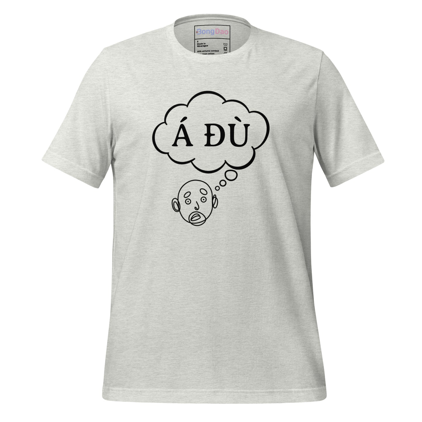 Á Đù Thought Bubble: The Vietnamese Expression of Surprise Unisex Tee