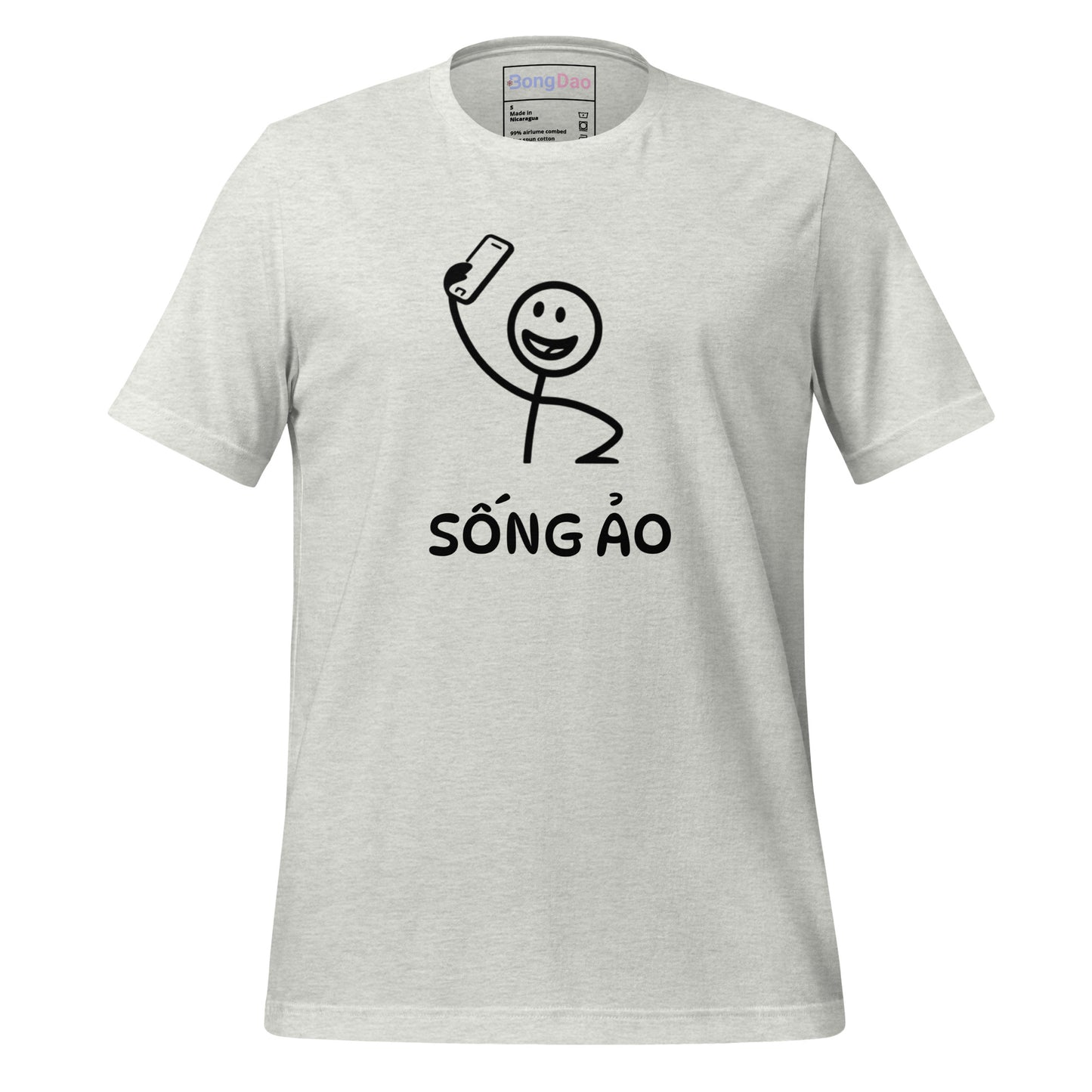 Sống Ảo Unisex Tee, Selfie Mode On, Perfect for Social Media Addicts