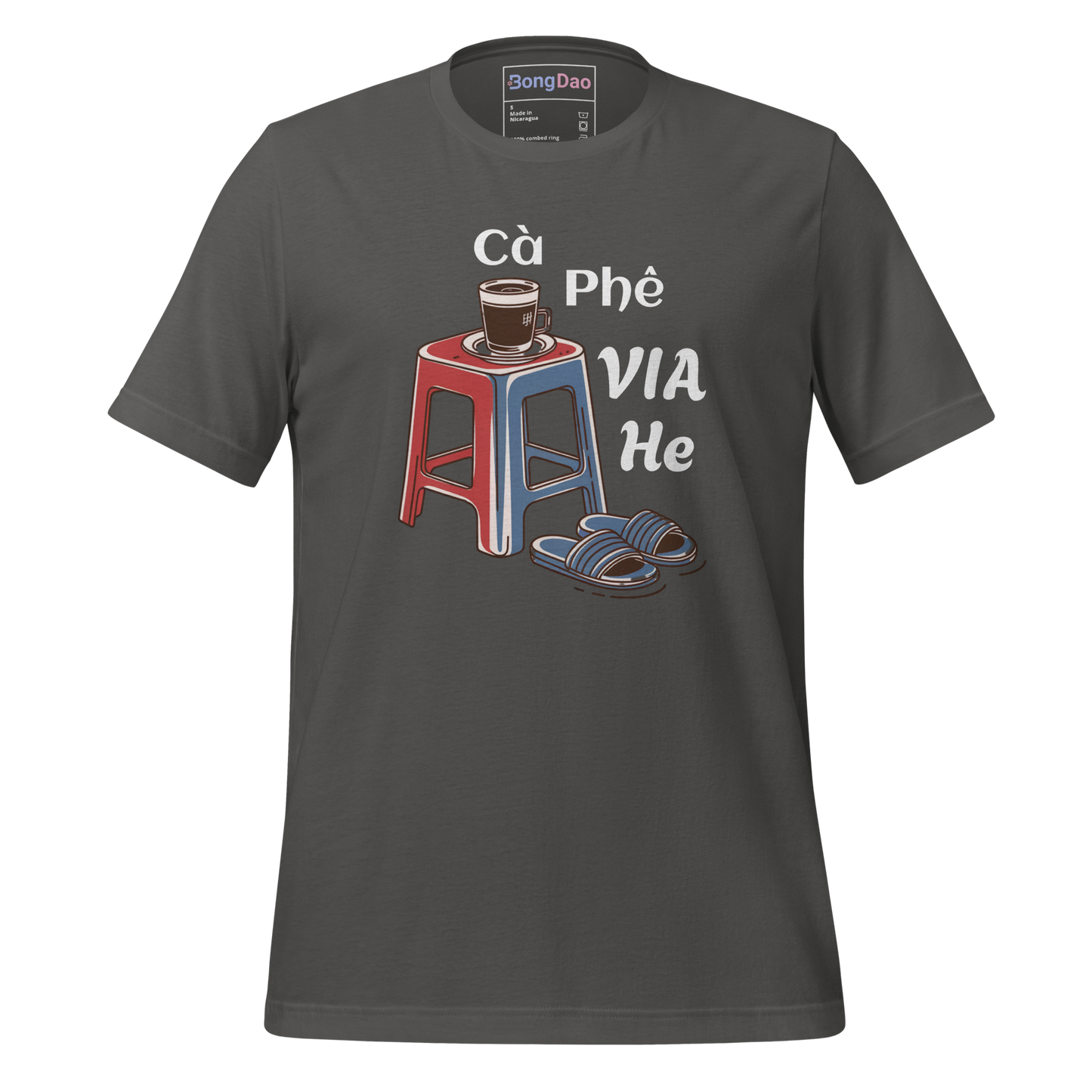 Cà Phê Vỉa Hè: Sidewalk Coffee Vibes Unisex Tee