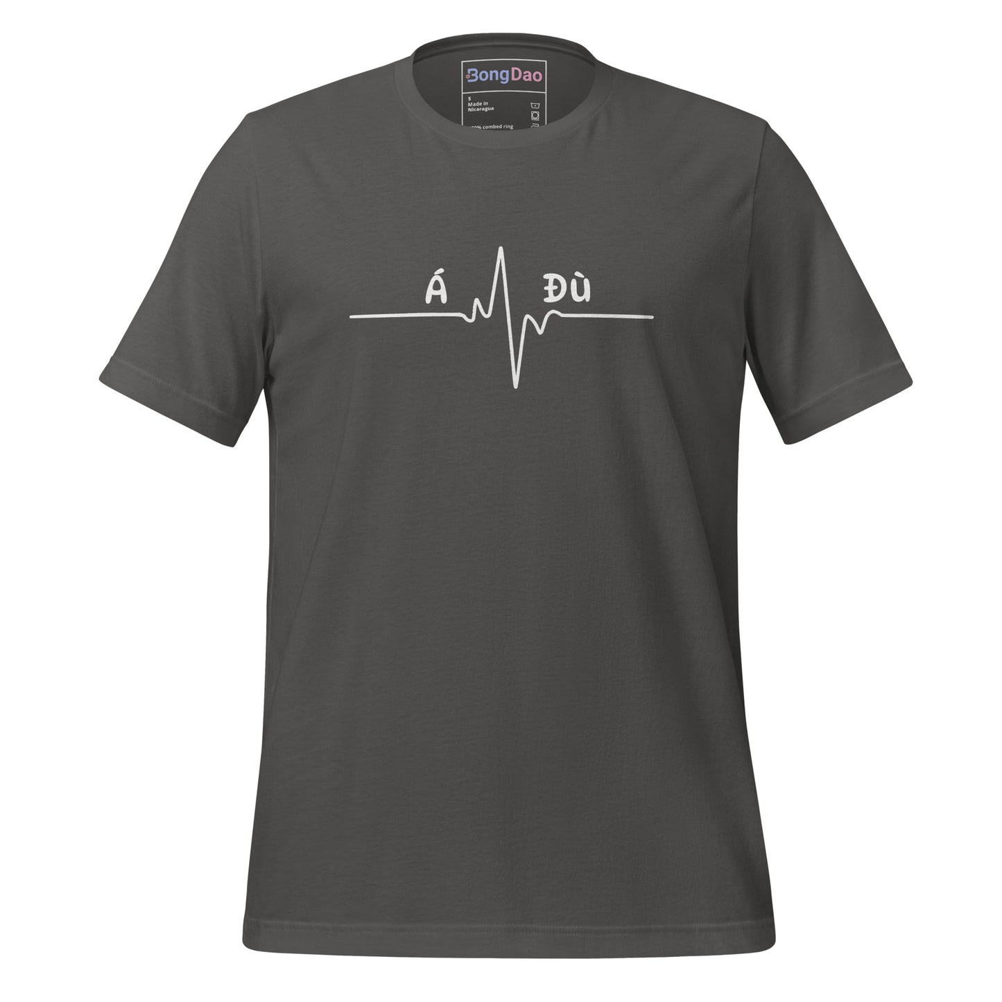 Á Đù Heartbeat: The Vietnamese Pulse of Surprise Unisex Tee