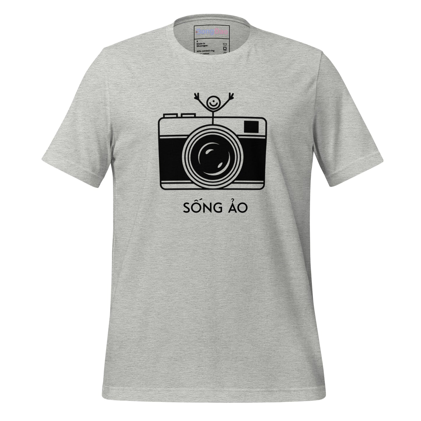 Sống Ảo Unisex Tee - Camera Lover Vibes, Perfect for Selfie Addicts