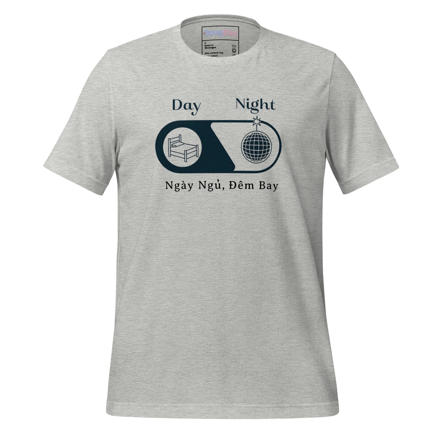 Ngày Ngủ Đêm Bay - Sleep by Day Party by Night - Unisex Tee for Night Owls