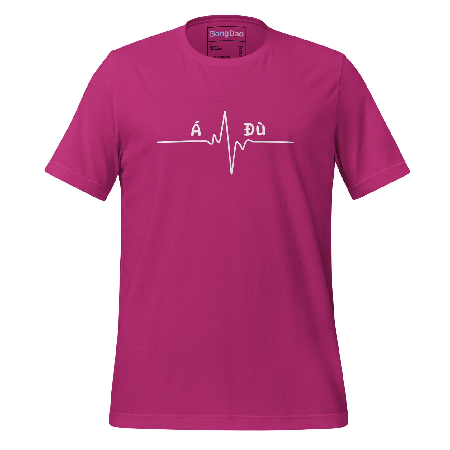 Á Đù Heartbeat: The Vietnamese Pulse of Surprise Unisex Tee