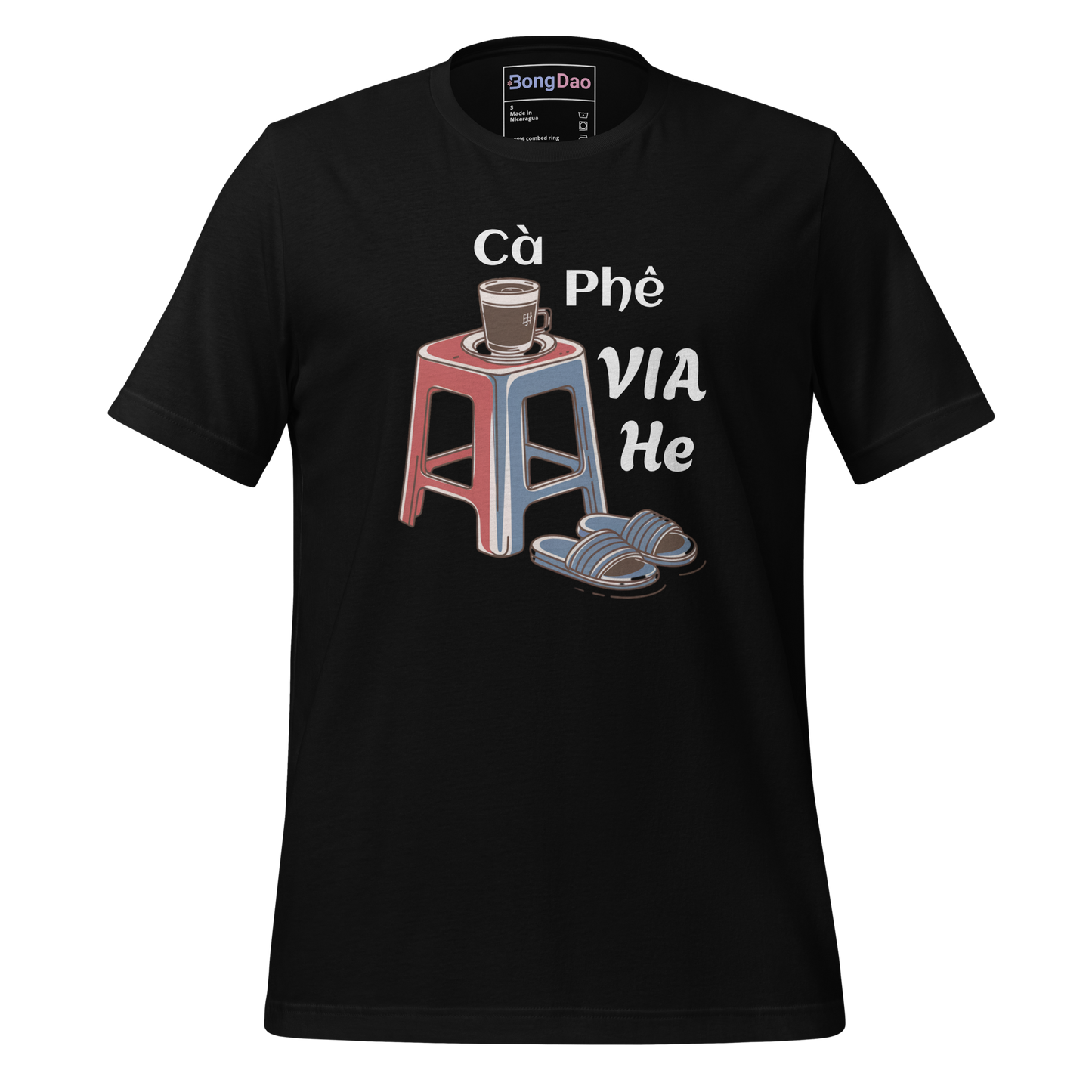 Cà Phê Vỉa Hè: Sidewalk Coffee Vibes Unisex Tee