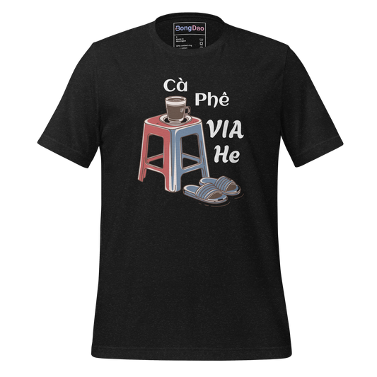 Cà Phê Vỉa Hè: Sidewalk Coffee Vibes Unisex Tee