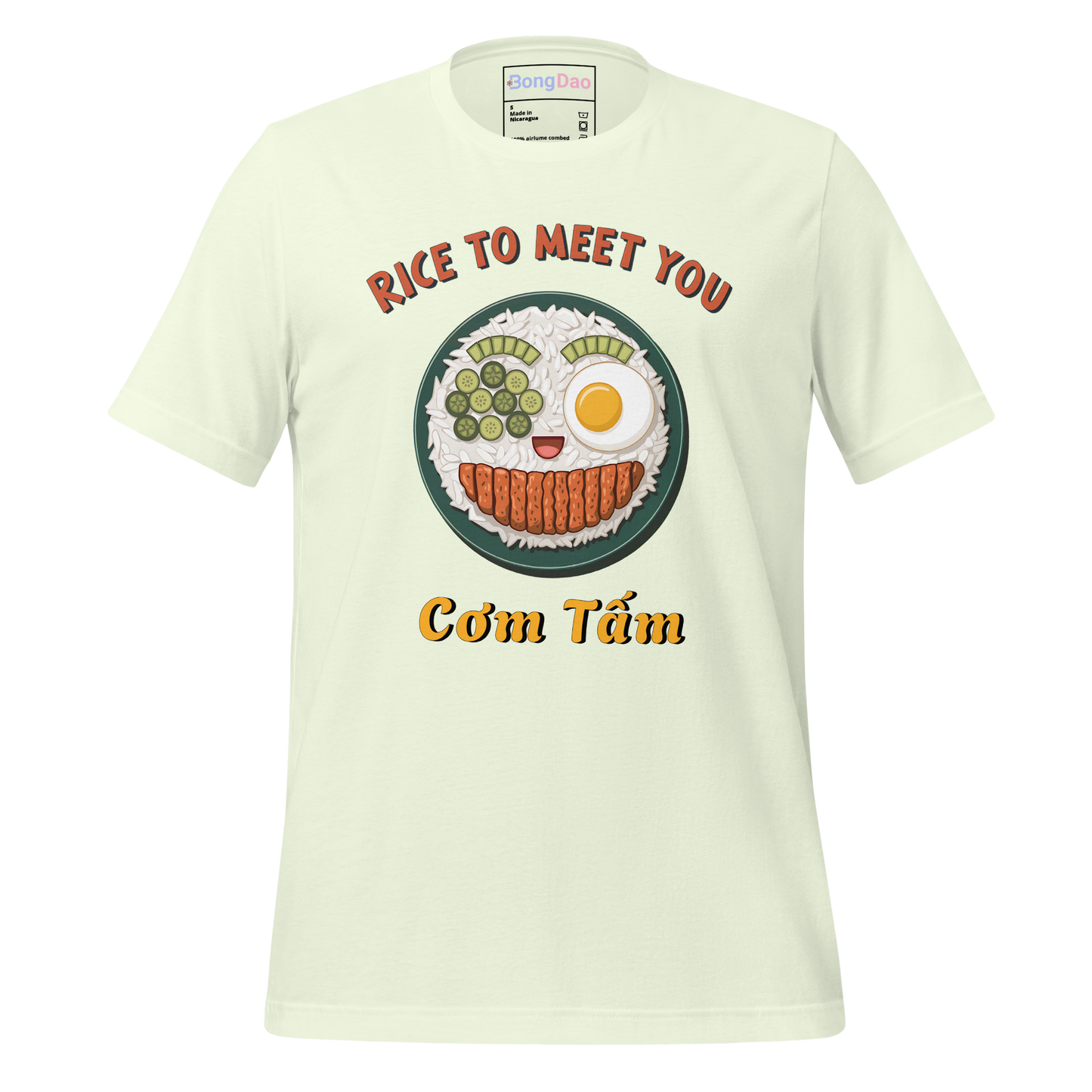 Rice to Meet You: Cơm Tấm Delight Unisex Tee