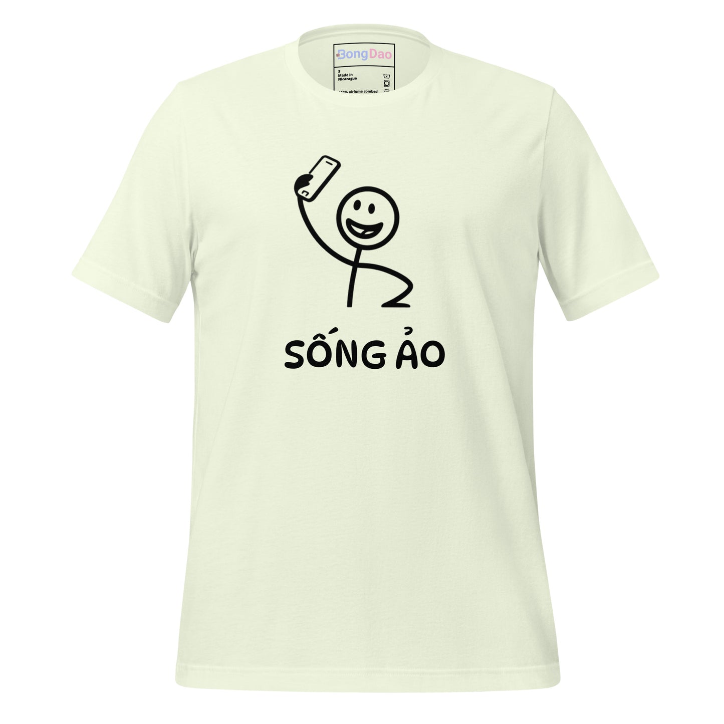 Sống Ảo Unisex Tee, Selfie Mode On, Perfect for Social Media Addicts