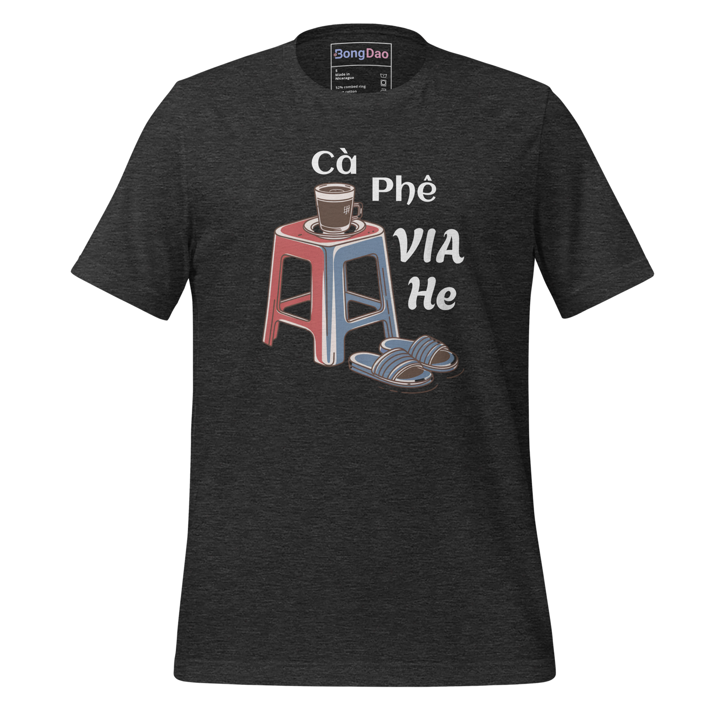 Cà Phê Vỉa Hè: Sidewalk Coffee Vibes Unisex Tee