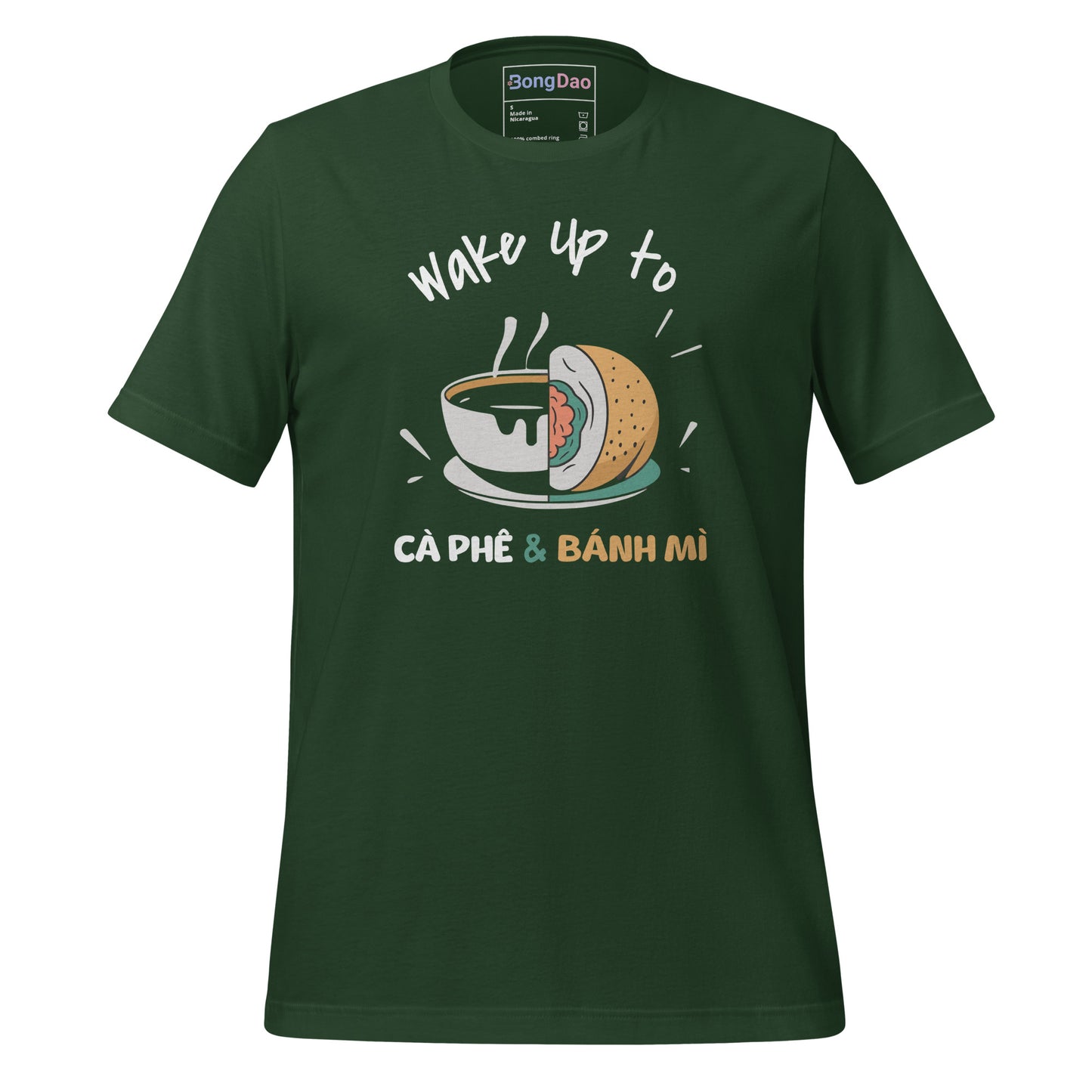 Wake Up to Cà Phê & Bánh Mì: Breakfast Goals Unisex Tee