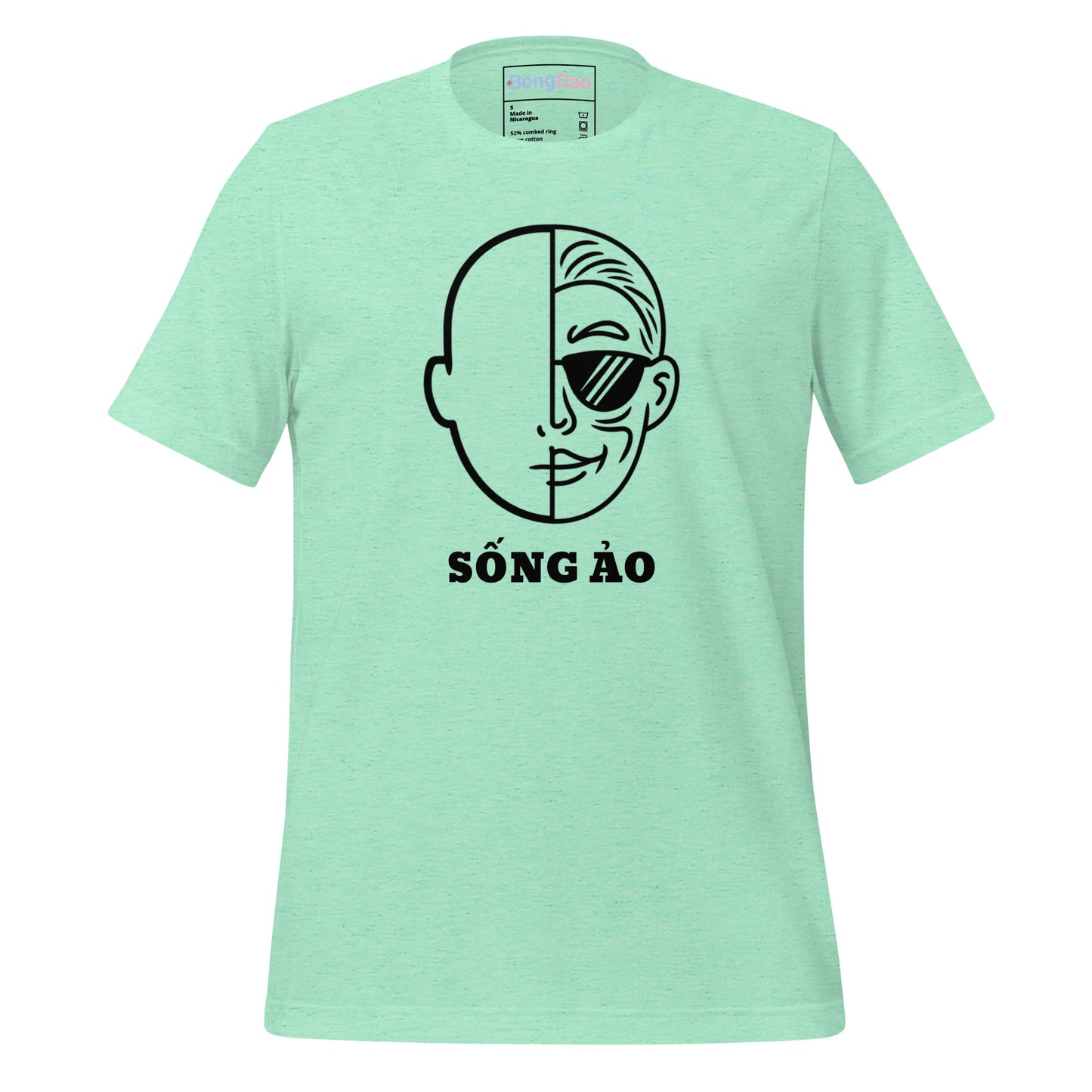 Sống Ảo - Double Life Vibes, Social Media Addict Gift Unisex Tee