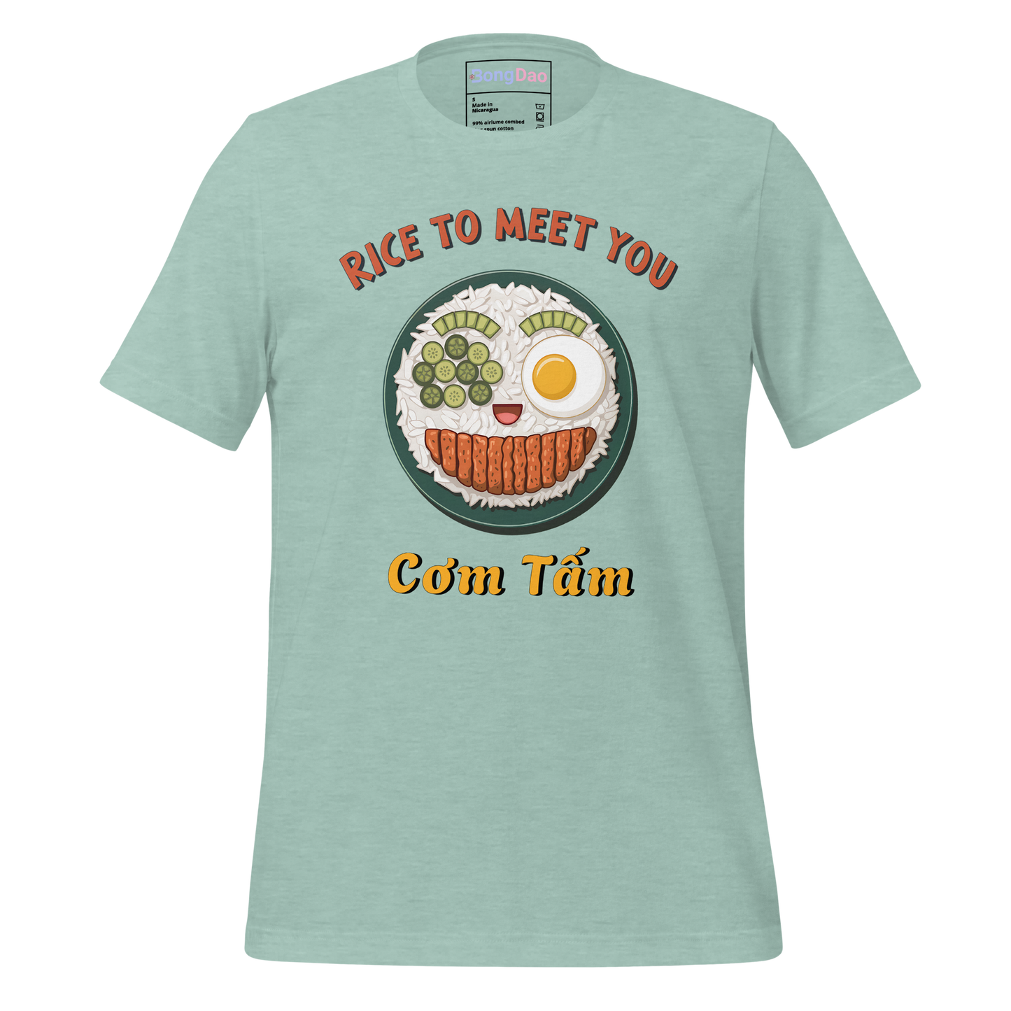 Rice to Meet You: Cơm Tấm Delight Unisex Tee