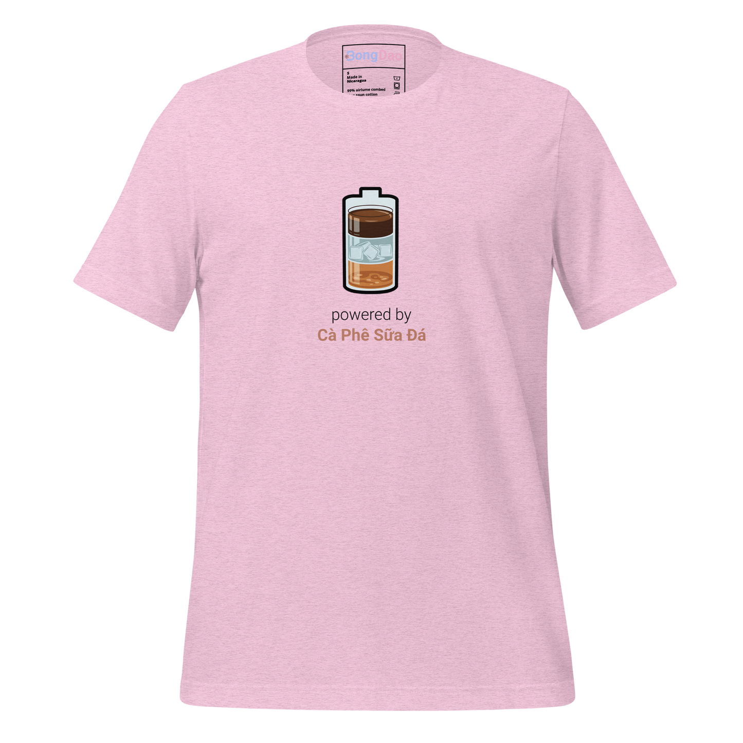 Powered by Cà Phê Sữa Đá: Fuel for the Day Unisex Tee