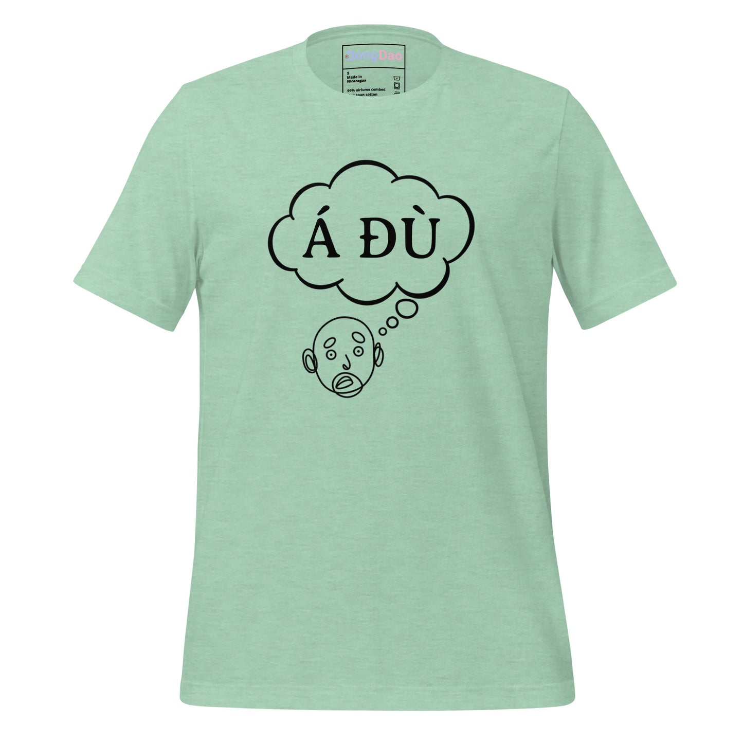 Á Đù Thought Bubble: The Vietnamese Expression of Surprise Unisex Tee