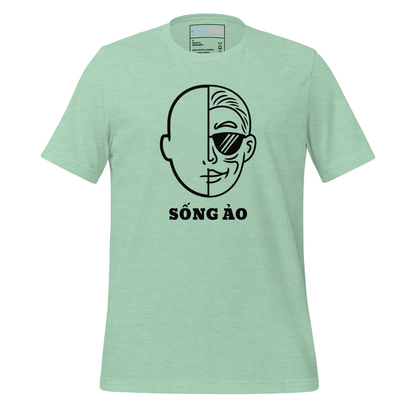 Sống Ảo - Double Life Vibes, Social Media Addict Gift Unisex Tee