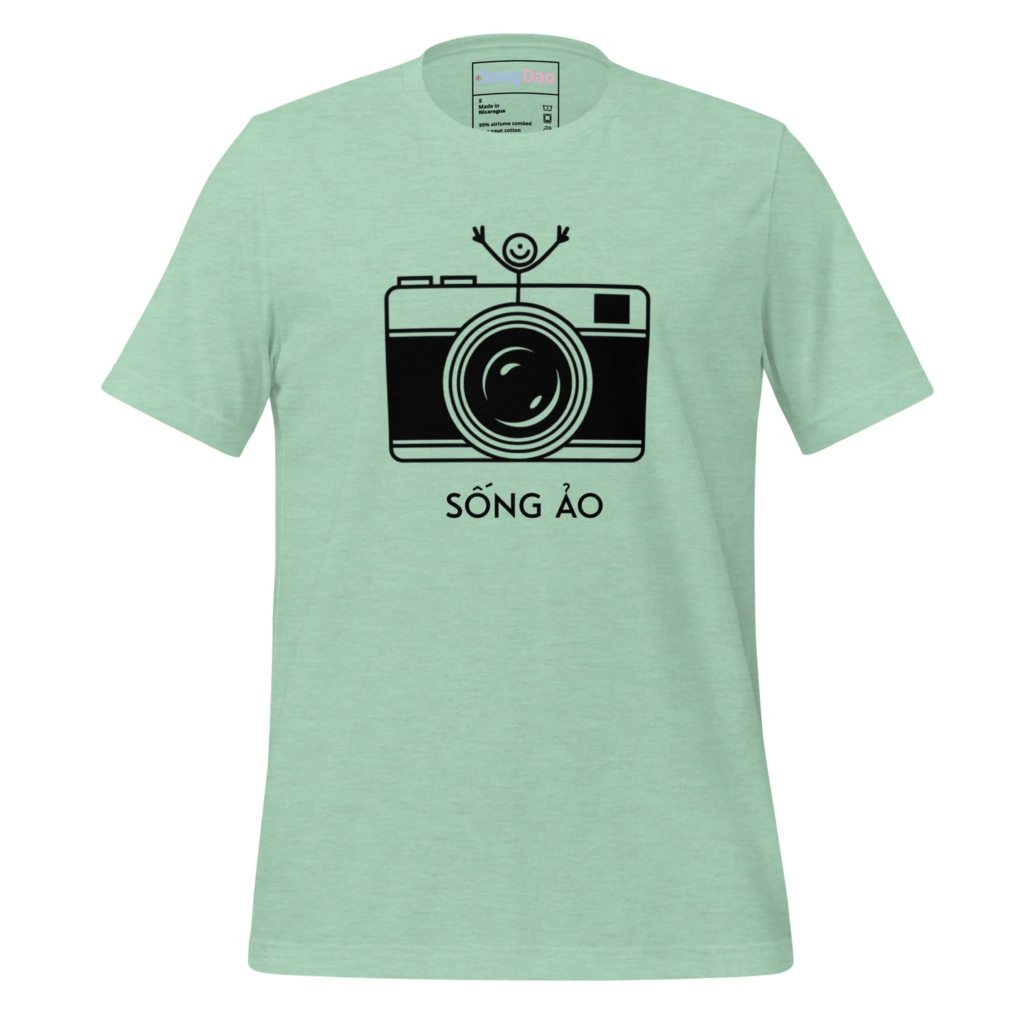 Sống Ảo Unisex Tee - Camera Lover Vibes, Perfect for Selfie Addicts