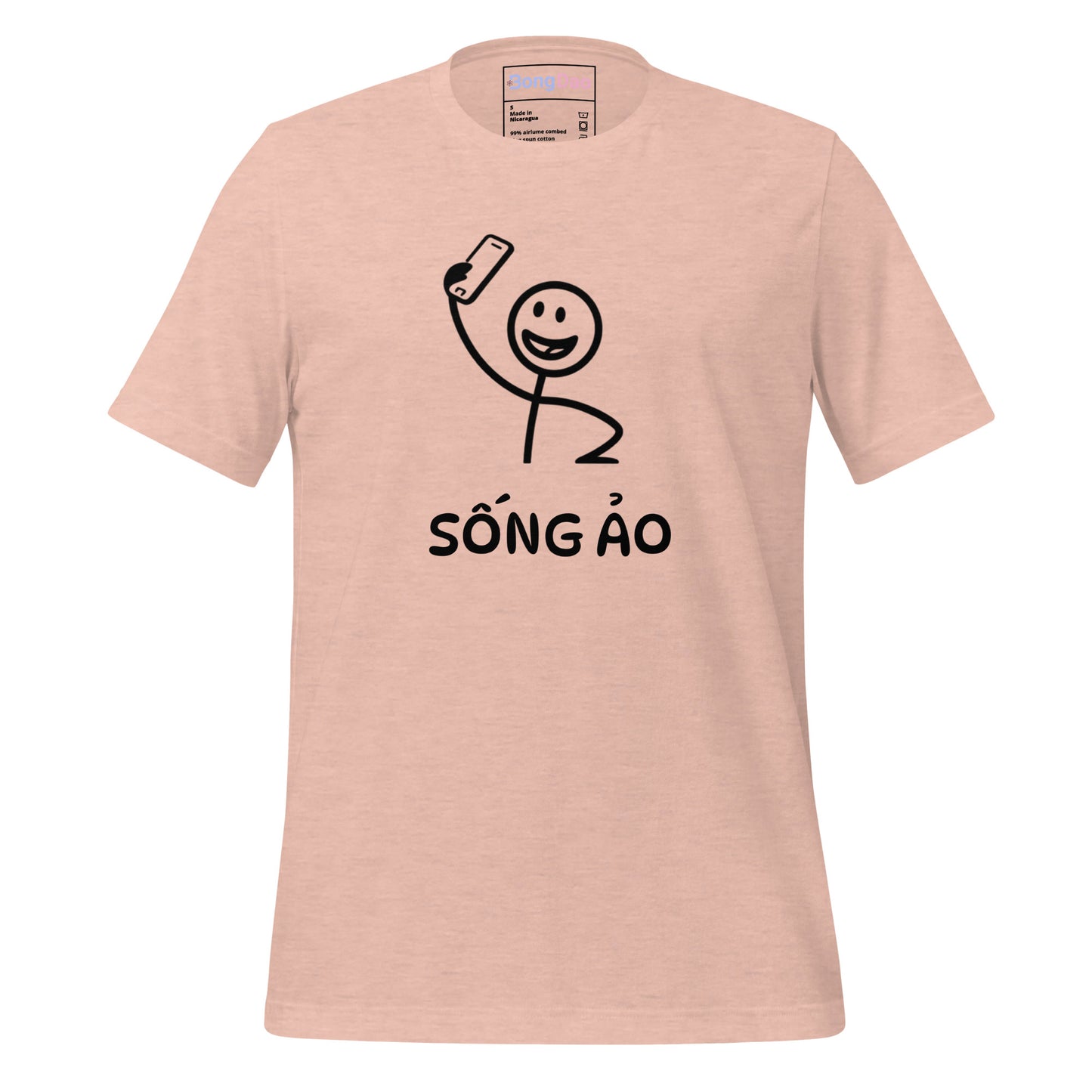 Sống Ảo Unisex Tee, Selfie Mode On, Perfect for Social Media Addicts