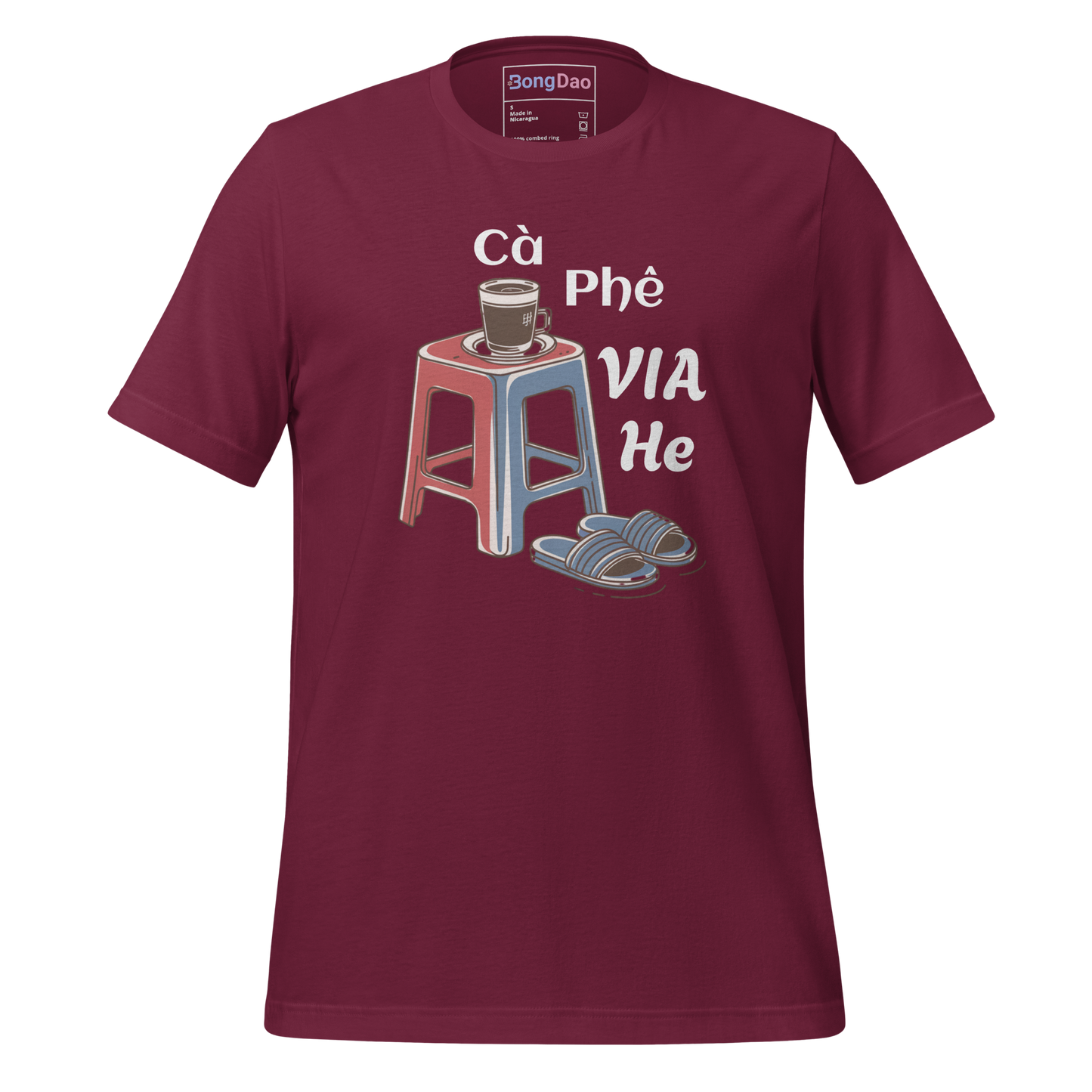 Cà Phê Vỉa Hè: Sidewalk Coffee Vibes Unisex Tee