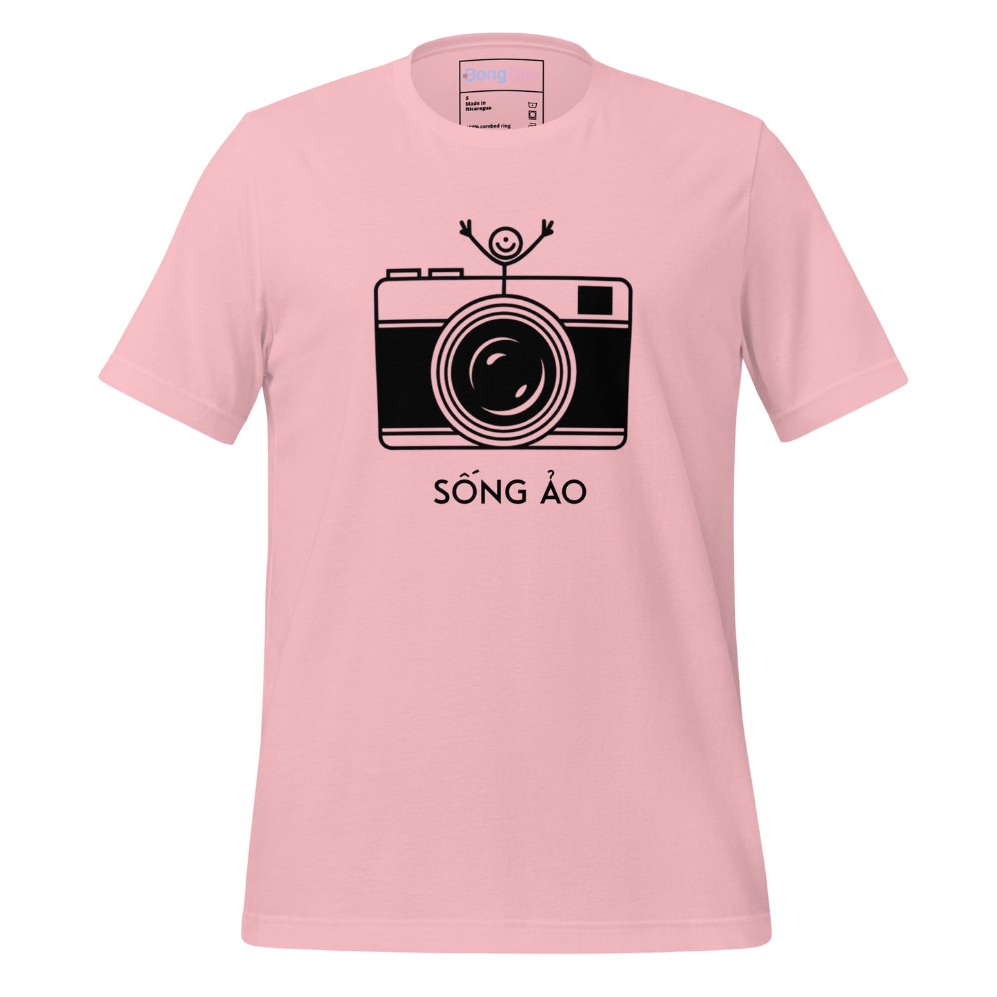 Sống Ảo Unisex Tee - Camera Lover Vibes, Perfect for Selfie Addicts