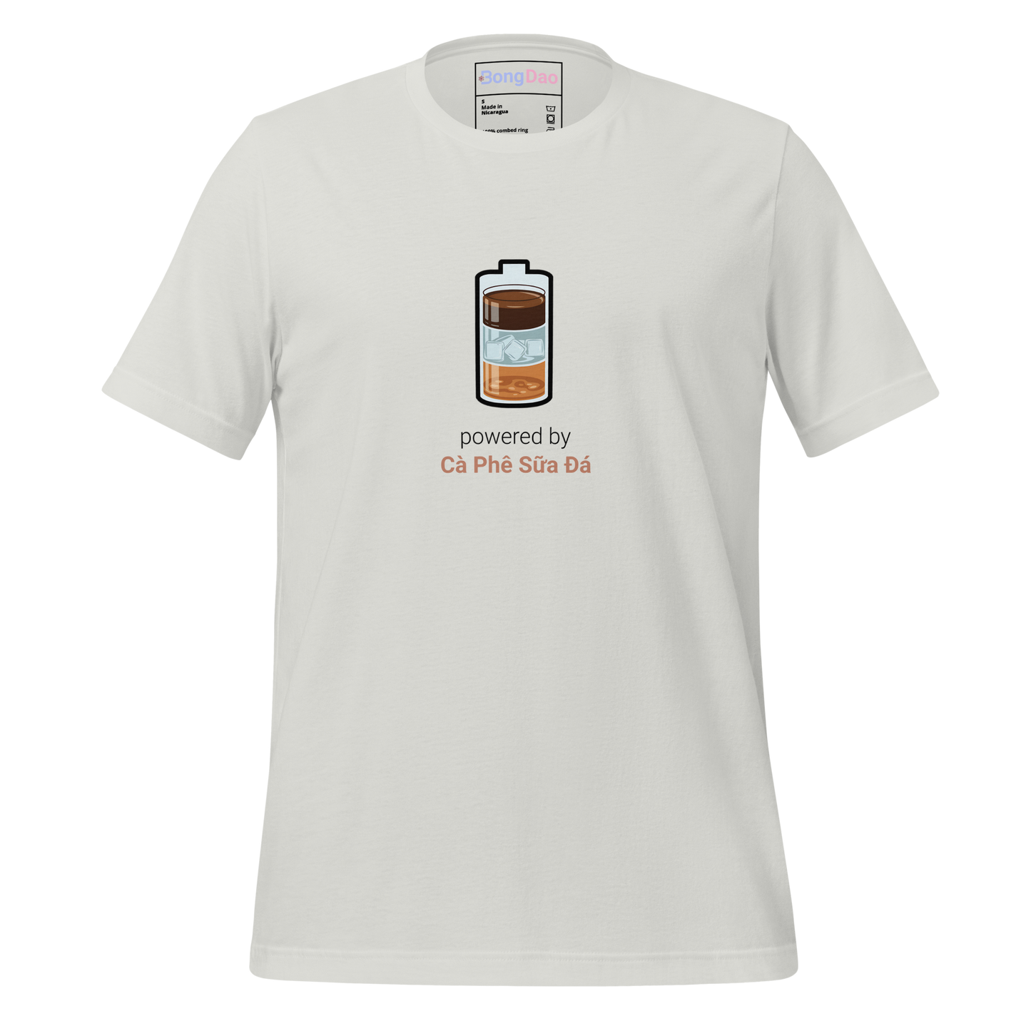 Powered by Cà Phê Sữa Đá: Fuel for the Day Unisex Tee