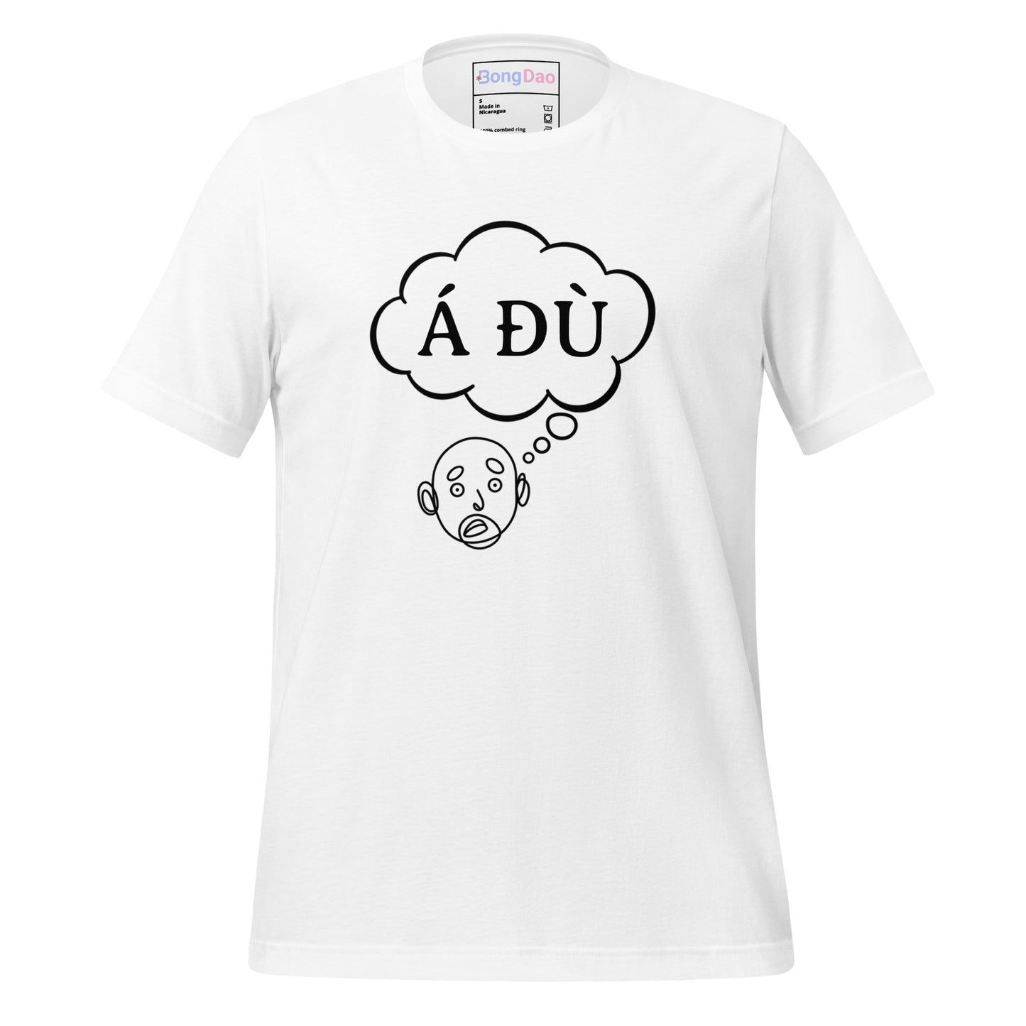 Á Đù Thought Bubble: The Vietnamese Expression of Surprise Unisex Tee