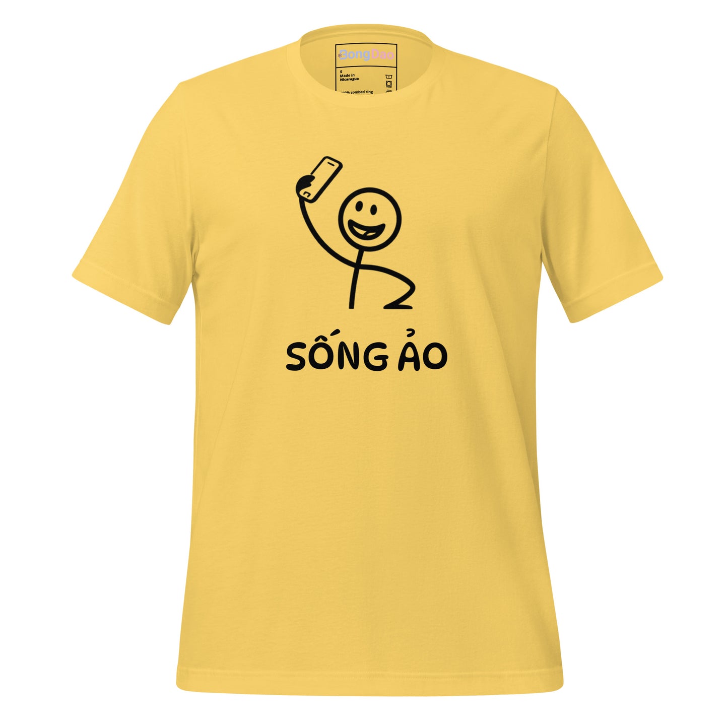 Sống Ảo Unisex Tee, Selfie Mode On, Perfect for Social Media Addicts